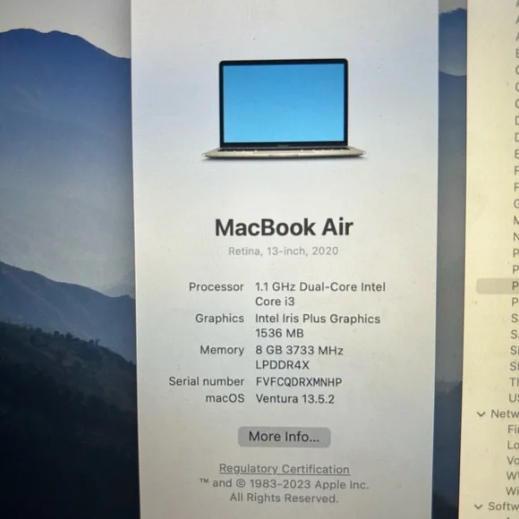 Apple MacBook Air (2020)